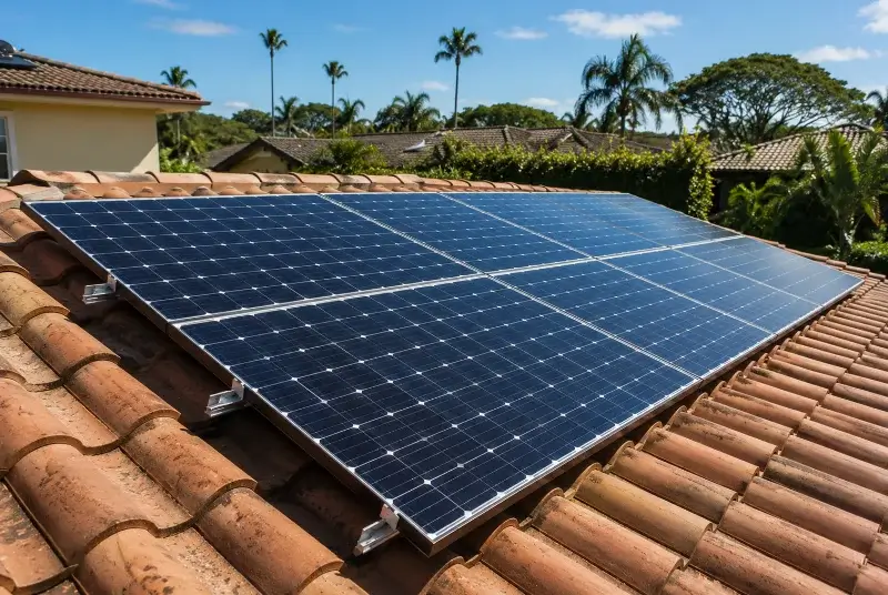 Installation de panneaux solaires à Marsais